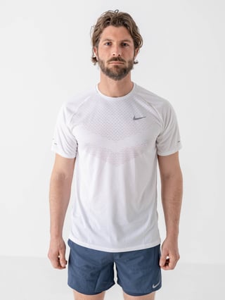 Nike Dri Fit Advanced Stride Short Sleeve Top Hvit L