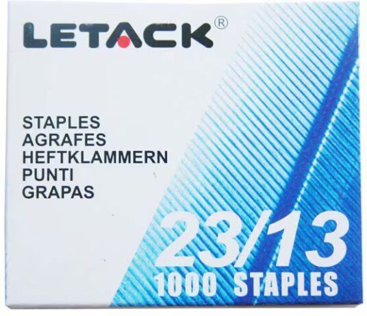 Letack Staples 23/13 1000 stk 604052 Letack Staples 23/13 1000 stk 604052