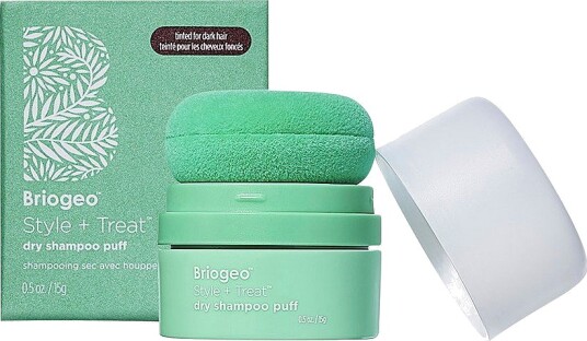 Briogeo   Style + Treat™ Dry Shampoo Puff 15G   Grønn