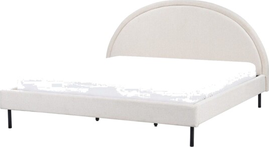 Seng med lamellramme Margut Beige/Polyester 180x200 cm