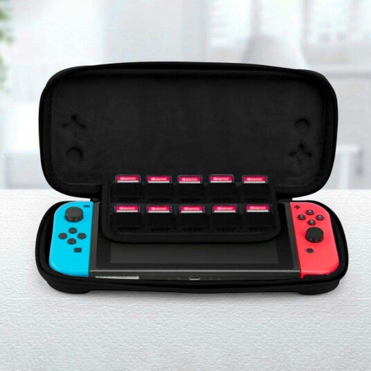 Støtsikker Veske til Nintendo Switch Svart Støtsikker Veske til Nintendo Switch Svart