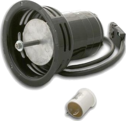 Atmos motor for røykgassavtrekk for UCJ4C52. DC18S til DC50S uten propell Atmos motor for røykgassavtrekk for UCJ4C52. DC18S til DC50S uten propell