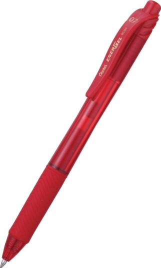 Pentel Energel Rollerball Pen 0.7 Mm, Red