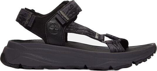 Timberland Women"s Motion Dune Backstrap Sandal Black Webbing 38