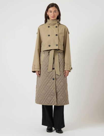 YAS Yasprixo Ls Coat Beige 34