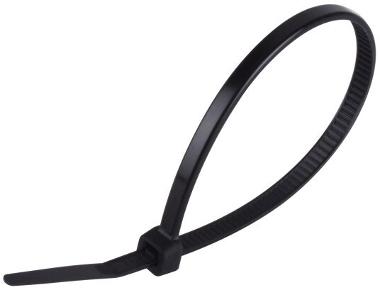 Gelia 4005320332 Buntebånd svart 100 pakning 360 x 4,8 mm Installasjonsmaterial