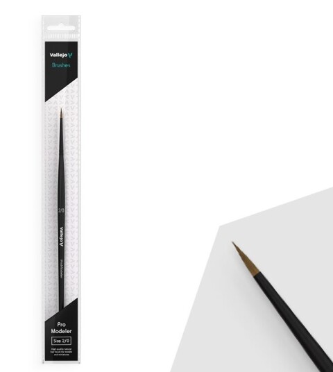 Vallejo Pensel - Round Brush 2/0 Vallejo Pensel - Round Brush 2/0