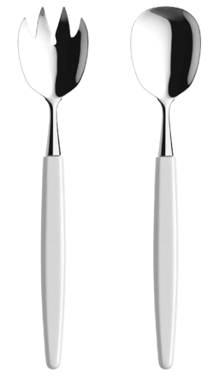 Skaugum of Norway Skaugum salatbestikk Pure White
