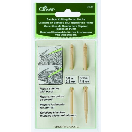 Clover Strikkereparasjons Nål 2 stk