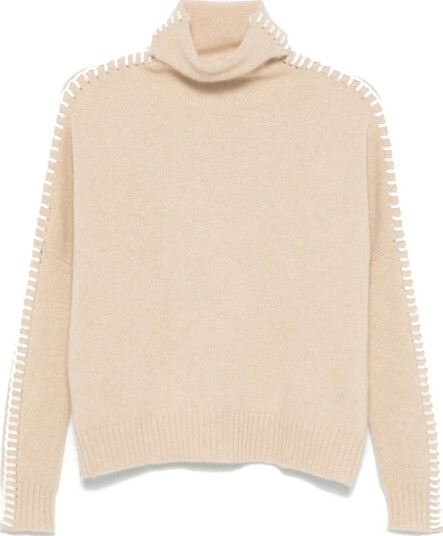 Kujten Dame Strikkevarer Beige M,