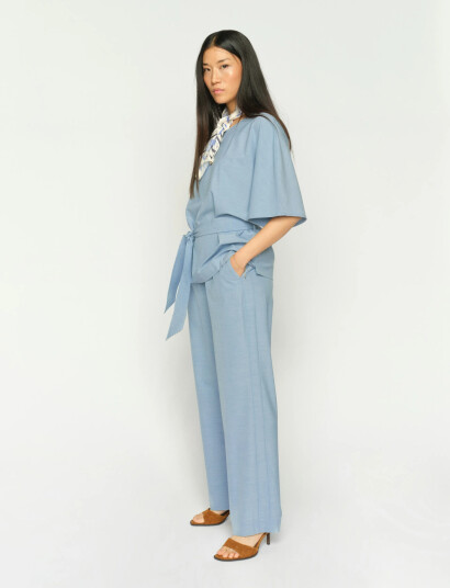 MOS MOSH Mmbai Roy Pant Blue 38 Regular