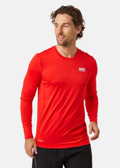 Huski Wear Active Top LS Huski Red L T shirts Huski Wear Active Top LS Huski Red L T shirts