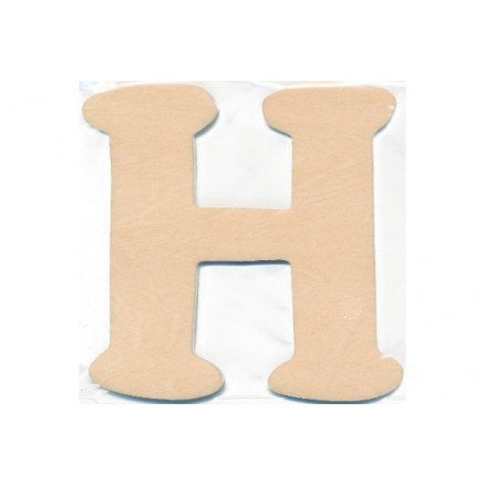 Craft Line Trebokstav H 10x0,4cm 1 stk