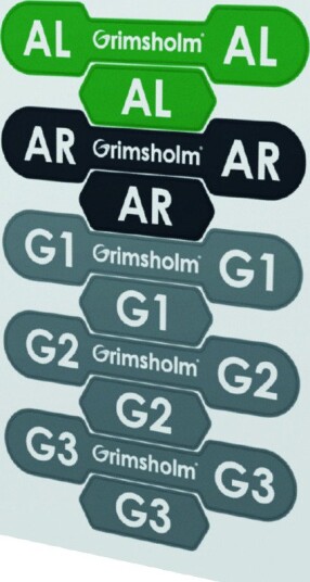 Robotgressklipper Grimsholm Kabelmarkårer til UV bestandige etiketter