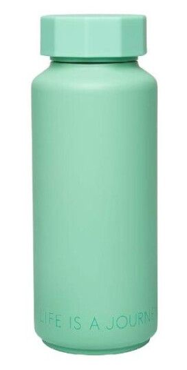 Design Letters - To Go termoflaske Life is a journey 0,5L green