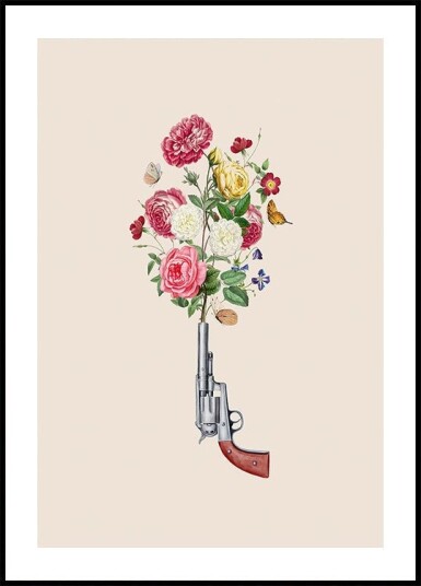 Love Not War Plakat Plakat / 30x40cm Love Not War Plakat Plakat / 30x40cm