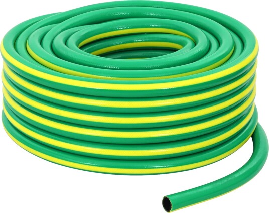 vidaXL Hageslange 5-Lags Grønn og gul 1/2'' 20 m PVC