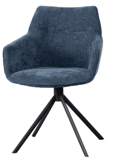 Trend Collection JOHNSON Svingbar Spisestol Crown Blå