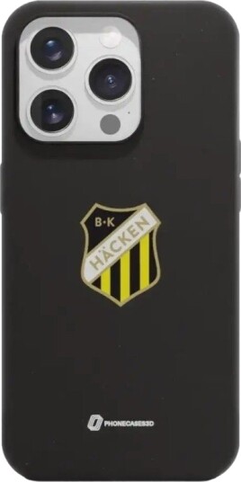 Phonecases3D iPhone 16 Pro BK Häcken komposterbart deksel, svart