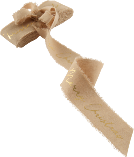 COTTON RAW bånd Beige