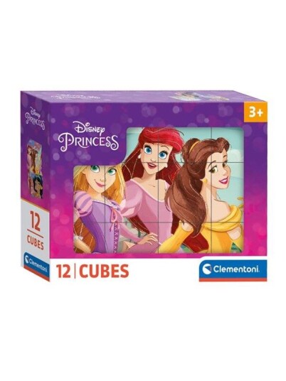 Clementoni Block Puzzle Disney Princess 12pcs. Blokk