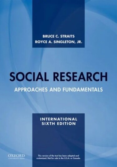 Social Research av Bruce C. (Professor Emeritus of Sociology Straits