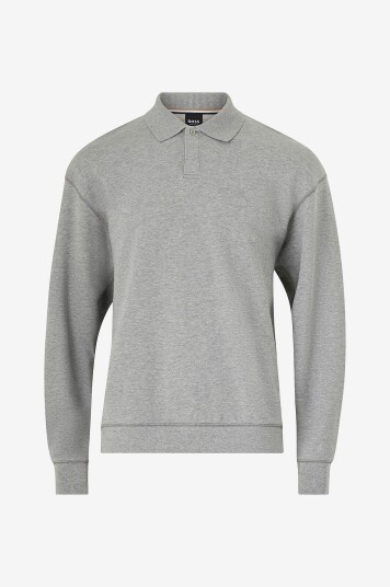 Hugo Boss BOSS Collegegenser Contemp Polosweats 10251631 01 Grå