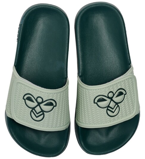 Hummel Badesandaler Pool Slide Vc Jr June Bug Hummel 24 Badesandal Grønn