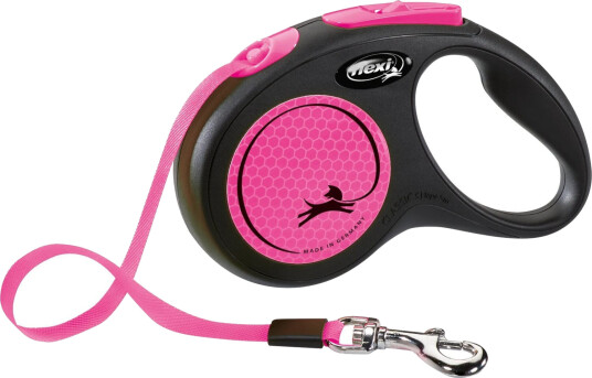 Flexi New Neon Tape S 5m Rosa for Hund