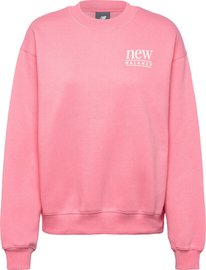 New Balance Reimagined Fleece Crew Pink L New Balance Reimagined Fleece Crew Pink L