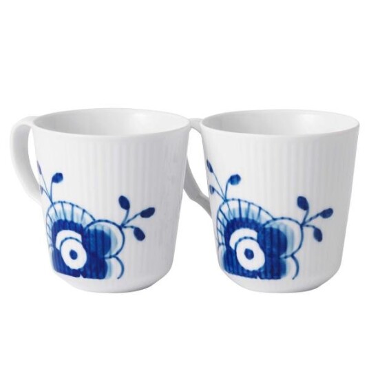Royal Copenhagen Blå Mega Rfilet krus 28 cl 2 stk Royal Copenhagen Blå Mega Rfilet krus 28 cl 2 stk