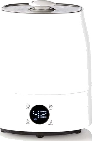 Nedis Luftfukter | 110 W | With Cool and Warm Mist | 5.5 l | Hygrometer | Timer | Egnet for plass opptil: 50 m² | Grå / Hvit