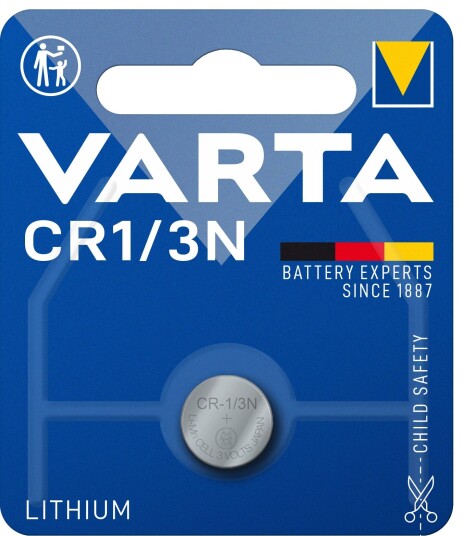 Varta CR 1/3 N 3V Litium Knappcellebatteri 170 mAh - 1-pk