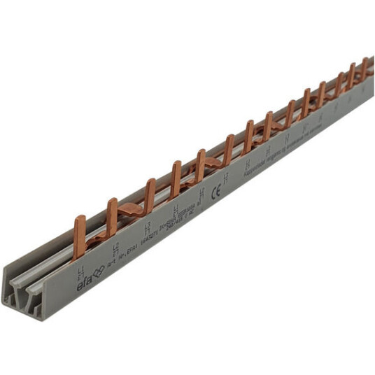 EFA Samleskinne stift S3/10 L1-L2-L3 10mm² 1m - 1643271