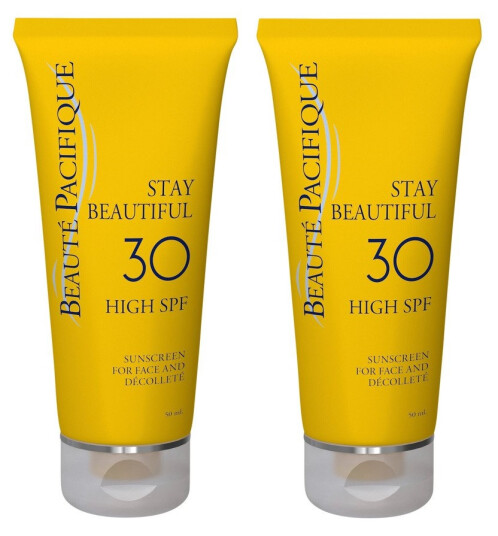 Beauté Pacifique 2 x Stay Beautiful Face Sunscreen SPF 30  50 ml