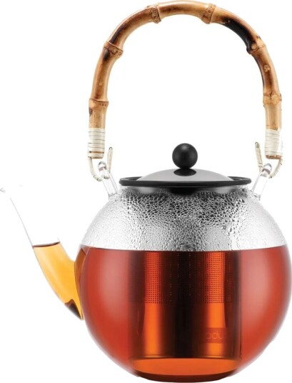 Bodum Assam tekanne med bambushåndtak 1 l Klar Bodum Assam tekanne med bambushåndtak 1 l Klar