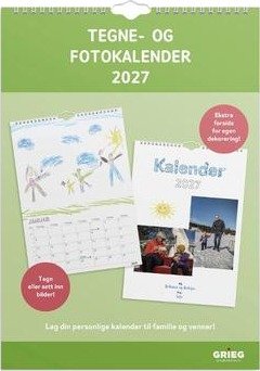 Tegne/Fotokalender GRIEG 2027