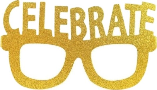 Arpex Papirreveløy Med Glitter Celebrate 4 Stk. Arpex Papirreveløy Med Glitter Celebrate 4 Stk.