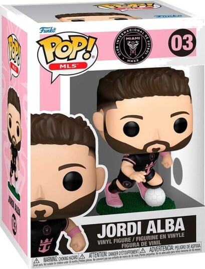 Northix Inter Miami Jordi Alba Pop Figur Samletøy for fotball