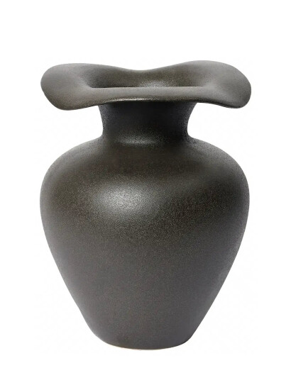 Broste Copenhagen Florentina Vase M Black H 32CM