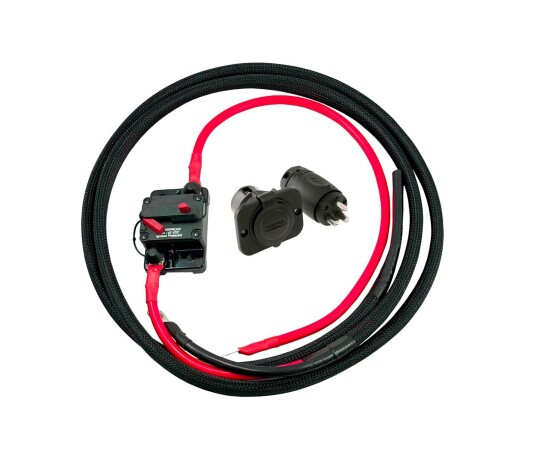 Minnkota Kabelsats 2,5m 2x16mm2 säkring 60A kontakt 70A