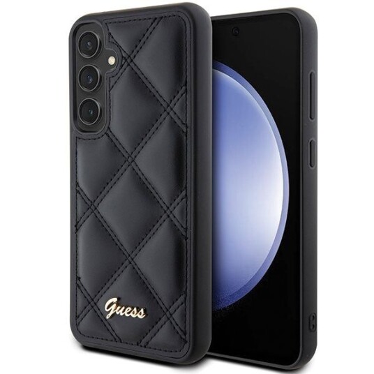 Guess Guhcs23fepsqsqsk S23 Fe S711 Svart/Svart Hardcase Quiltet Metalllogo
