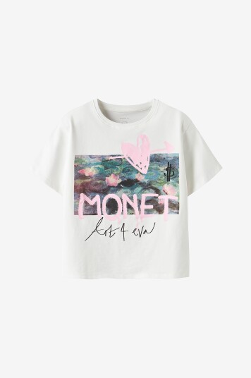 Name it - T-skjorte nkfDydissi Monet SS - Hvit