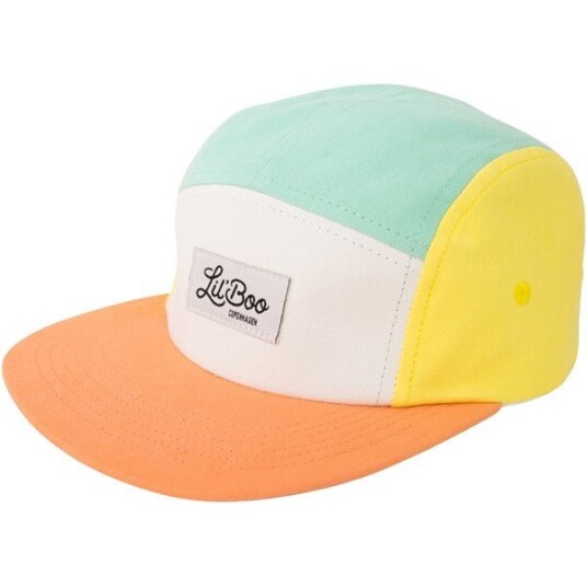 Lil" Boo Block 5-Panel Happy Cap Orange/Green/Yellow L