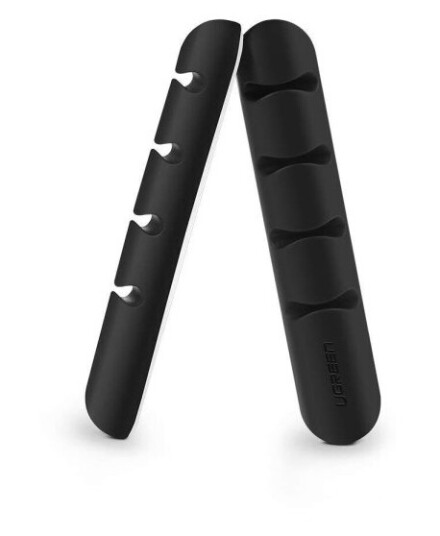 Ugreen 50320 Kabelholder Svart Silikon 1 Stykker