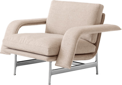 Meantime AV29 Lenestolsofa Polert Aluminium/Hallingdal 0220
