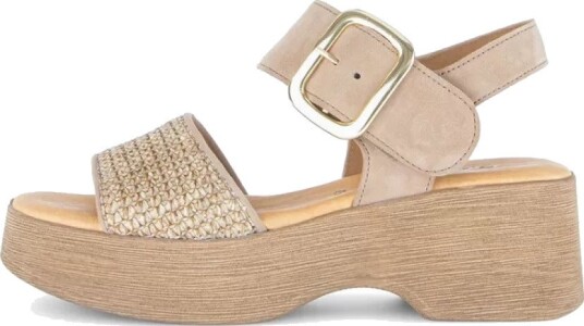 Gabor Platform Sandal Beige 39 Gabor Platform Sandal Beige 39