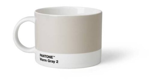Copenhagen Design  PANTONE tekopp med hank 47,5 cl varm grå