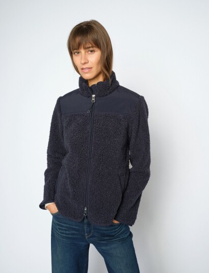 MOS MOSH Mmelisa Eli Teddy Jacket Navy S MOS MOSH Mmelisa Eli Teddy Jacket Navy S
