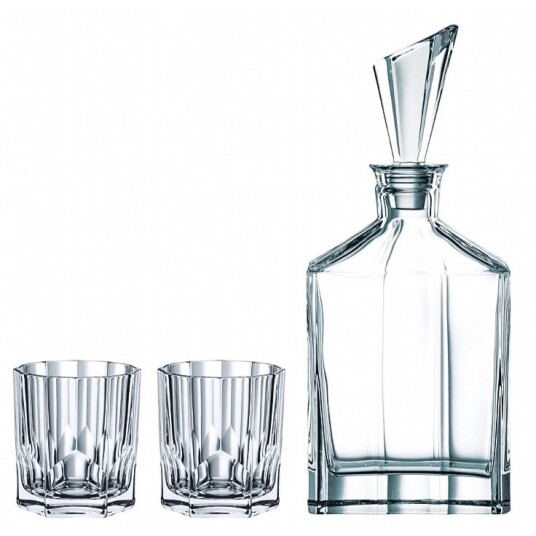 Nachtmann Aspen-pakken 2 glass og 1 whiskykaraffel Nachtmann Aspen-pakken 2 glass og 1 whiskykaraffel